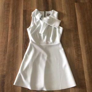 ASOS Pastel/Baby Blue Bow Neck Scuba Dress (S)